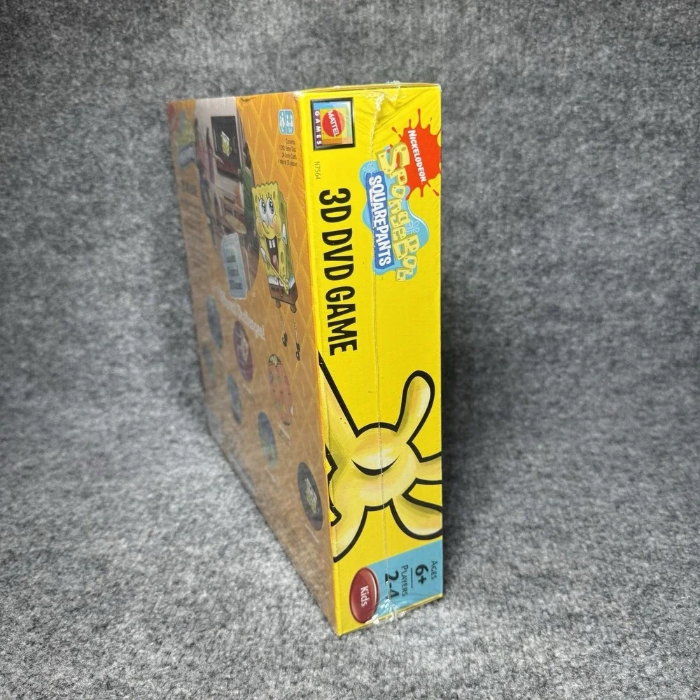 Nickelodeon Spongebob Squarepants 3D DVD Games 7 Games to Play NEW SEALED